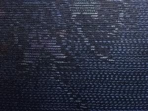 アンティーク　草葉に蝶模様織り出し本場泥大島紬単衣着物